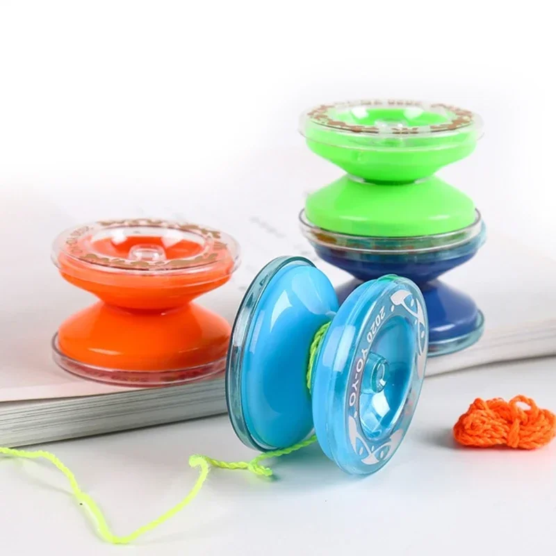 Responsive Magic Yo-Yo Toy Montessori Education Sport Ball with Elastic String Yoyo for Kids  Classic Toys