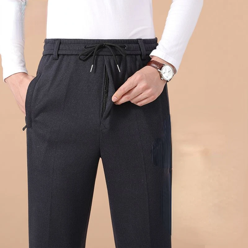 

Corduroy Pants Men's Lined Fleece Pants Men's Cashmere Sports Pants Men's Autumn Winter Casual Jogging Pants Winter Warm G10