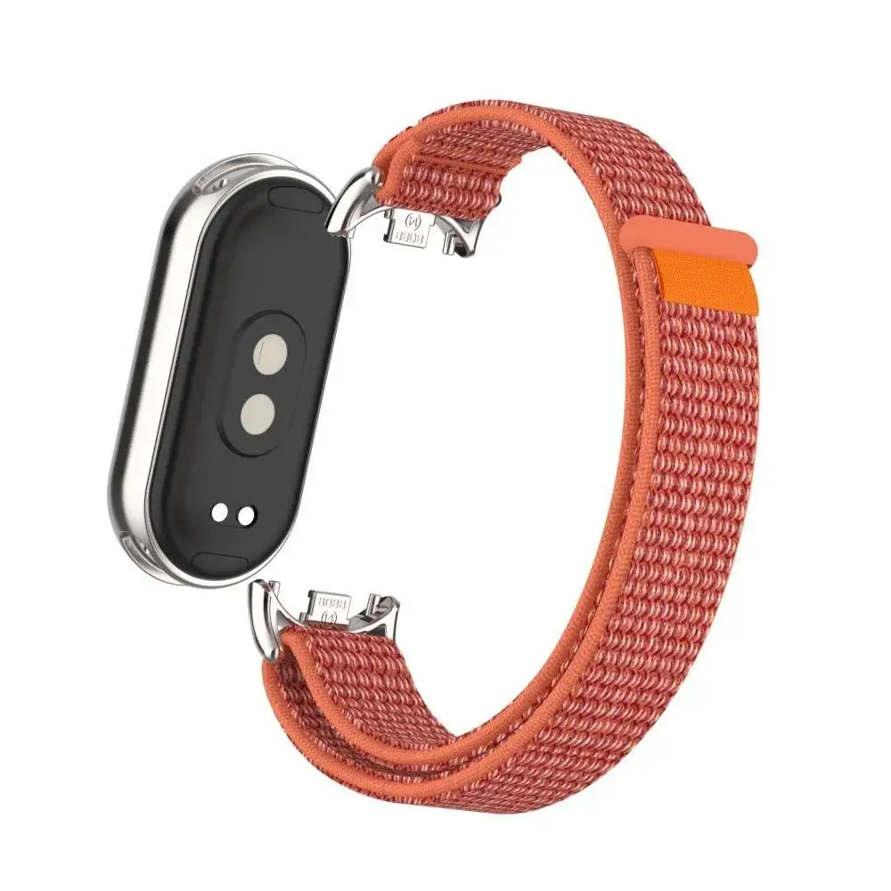 Atmungsaktives Nylonarmband für Xiaomi Mi Band 10 9 8 Armband Metallkopfpartikel für MiBand 10 9 8 NFC-Uhrenarmband-Zubehör