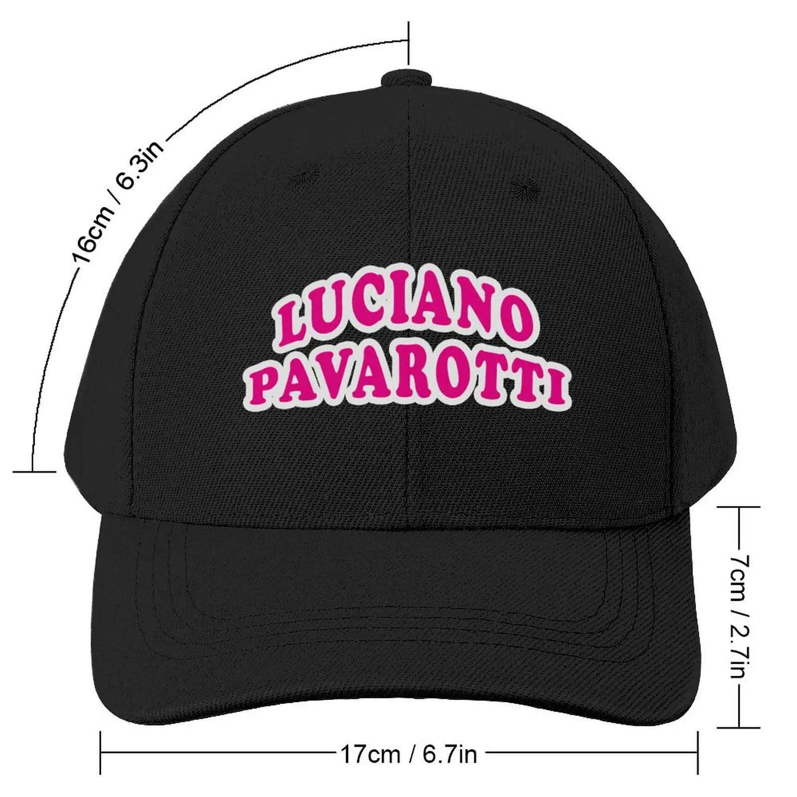 Luciano Pavarotti portrait Baseball Cap Rugby hiking hat Caps For Men Women's