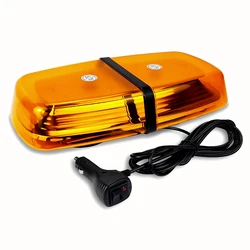 72 LED Yellow Police Emergency Flash Warning Beacon Light Waterproof Mini Hazard Car Strobe Safety Signal Lights 12V 24V