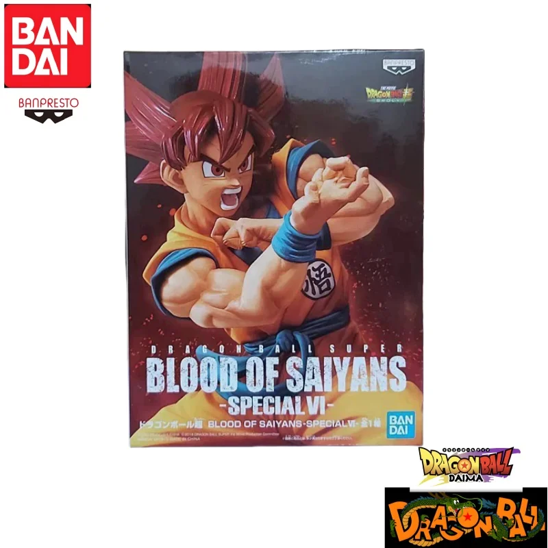 

Оригинальная фигурка Bandai Banpresto Dragon Ball Super Anime BLOOD OF SAIYANS Сон Гоку, новая, в коробке, коллекционная.