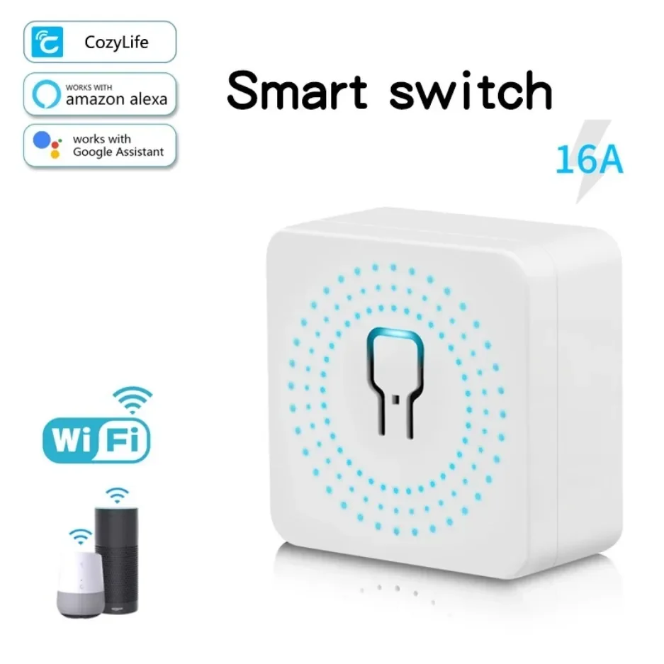 2025 Smart Home WiFi Smart Switch Relay Module for Tuya Homekit Ewelink Three Styles Six Option APP Voice Work With Alexa Google