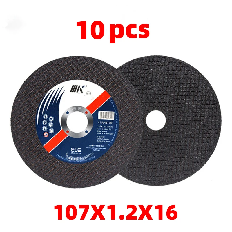 10pcs 107mm Metal Cutting Disc Grinding Wheel Stainless Steel Grinding Cutting Disc Blade Wheel Resin Double Grit