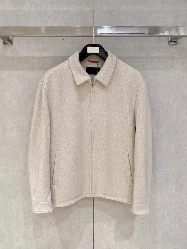 

Italian LP Old Money Wind 25aw Cotton Lapel Zipper Jacket