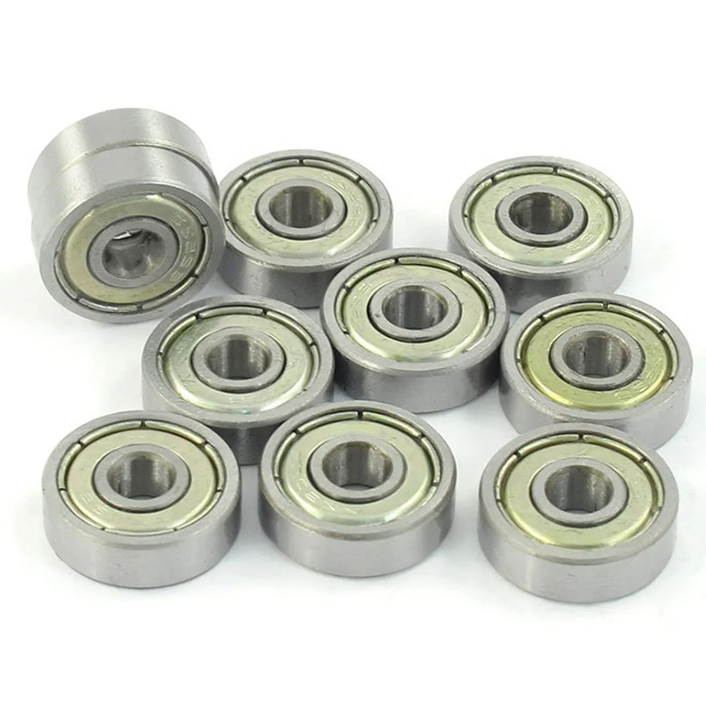 10 Pcs Special Machinery Bearing 625ZZ Deep Groove Ball Earth Tones Silver 5mm 3D Printer Extruder