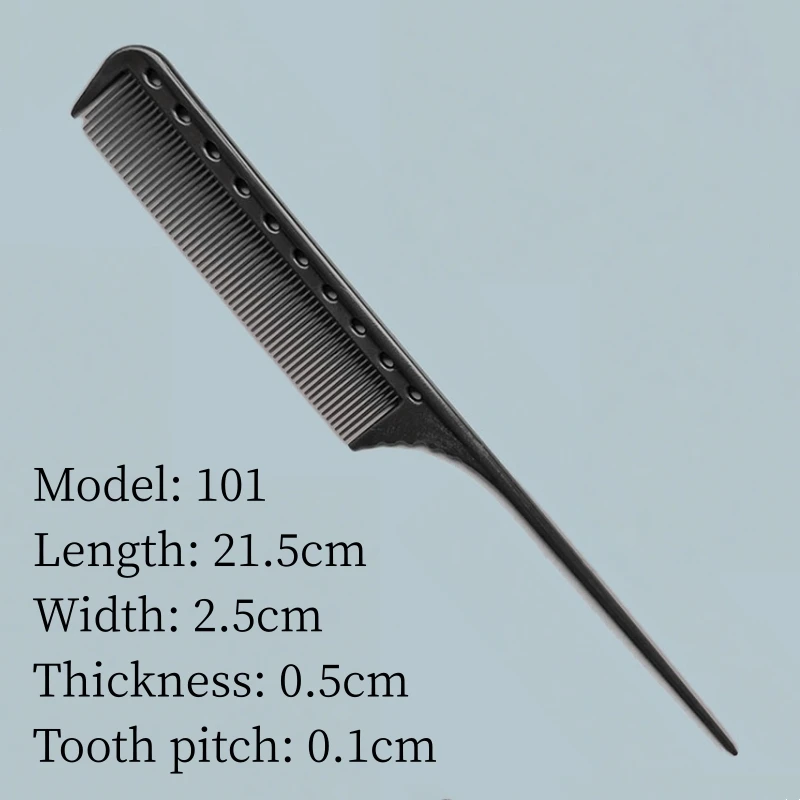 Spitzer Kamm, Friseursalon, Friseurkamm, Friseur, Stahlnadel, spitzer Schwanzkämme, Friseursalon, professionelles Styling, Haarbürste – Detail 8