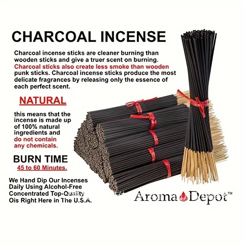 Japanese Cherry Blossom Incense Sticks: Long Burn Time, Smooth & Clean, Natural Rattan Material, Suitable for Home, Kitchen, And