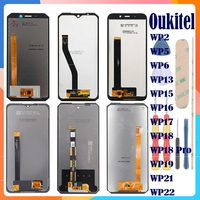 For Oukitel WP2 WP5 WP6 WP13 WP15 WP16 WP17 WP18 WP18 Pro WP19 WP21 WP22 WP23 WP23 pro WP26 WP28 + LCD Display + Touch Screen