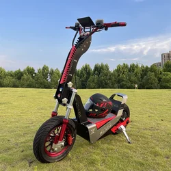 High Speed Racing 70-90Mph Fast Escooter 72V 15000W QS Motor 110-140KMH 180A Powerful Controller Electric Scooter For Adults