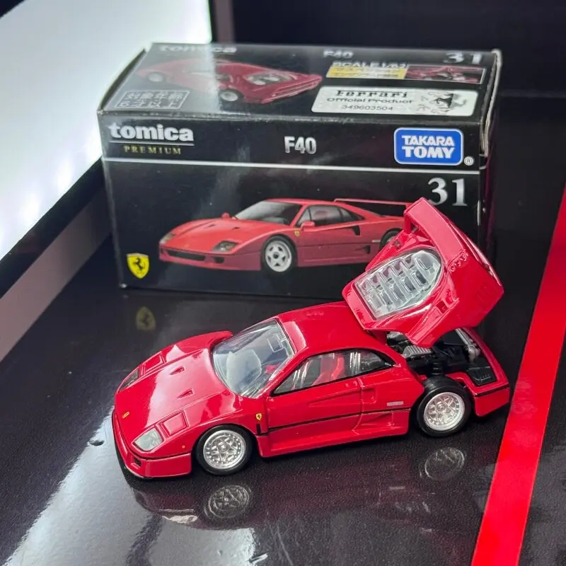 Takara Tomy Tomica Premium 31 Ferrari F40 1/64 Alloy Diecast Sports Car Model Collectible Ornament Kids Boys Birthday Gift Toy - view 4