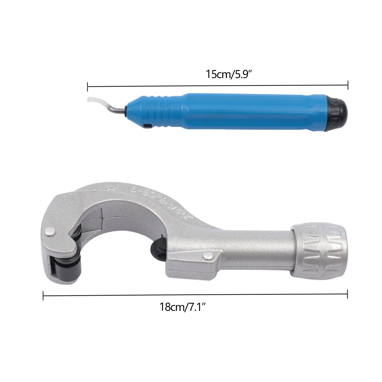 Kit di strumenti per pressatura idraulica HVAC Strumento per espansione tubi in rame 3/8'',1/2'',5/8'',3/4'',7/8'',1'',1-1/8'' Espansore per tubi in rame