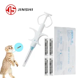20pcs 134.2KHz FDX-B Universal Pet Microchip ISO11784/85 Animal 15 digits ID Chip Pet Microchip Syringe for Dog Cat