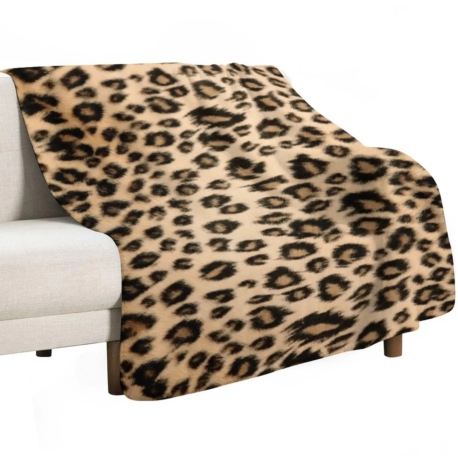 

Leopard Faux Fur Throw Blanket Weighted Sleeping Bag Heavy Blankets