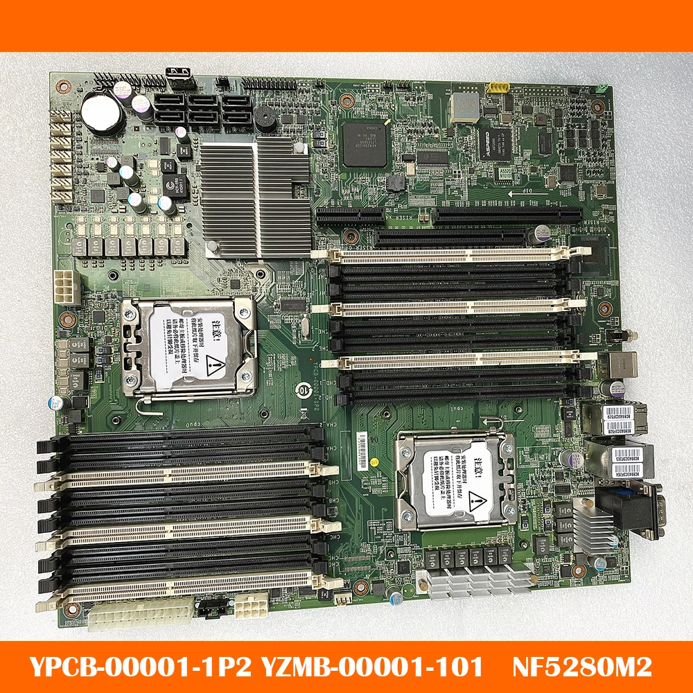 YZMB-00001-101 Motherboard 1366 3.5*8 NF5280 M2 Disk Pins