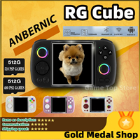 ANBERNIC RG CUBE Video Handheld Game Console  Android 13 T820 RGB Joystick 5200mAh Gaming Consoles Support 5G WIFI Bluetooth 5.0