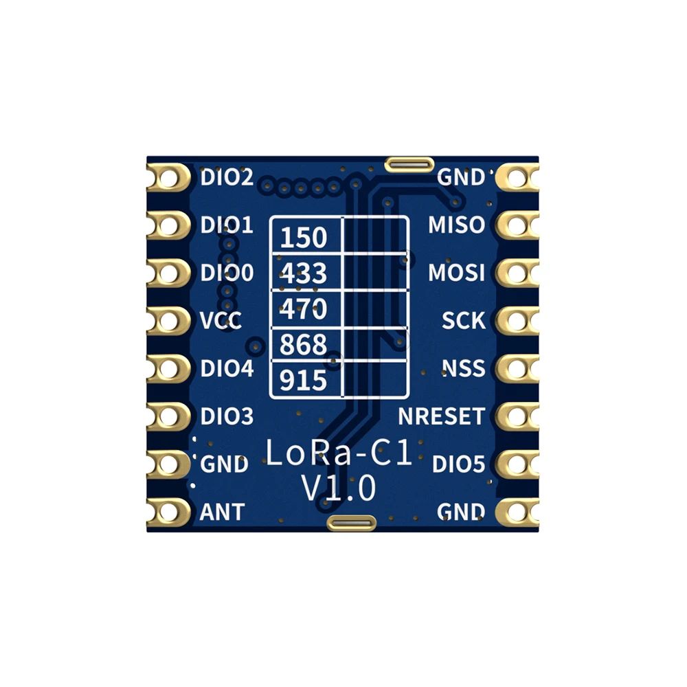 2 قطعة LoRa1278-C1 150mhz 20dBm 100mW اللاسلكية RF لورا وحدة مع SX1278 لورا رقاقة 4 كجم