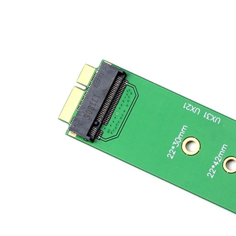 Compact 18Pin UX31 UX21 to NGFF M.2 SSD Connector Optimize Device Performances