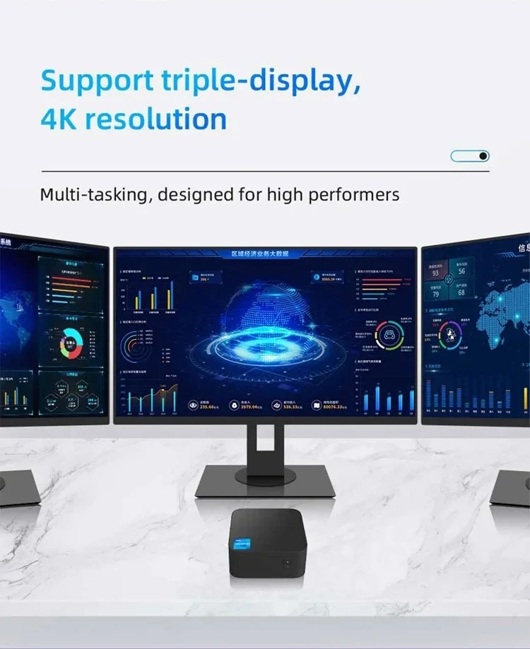 SZBOX T9 PLUS MINI PC Intel Twin Lake N150 LPDDR5 M.2 2242 NGFF NVMe SSD Max 2TB RJ45 HDMI2.0 WIFI Bluetooth Desktop Computer