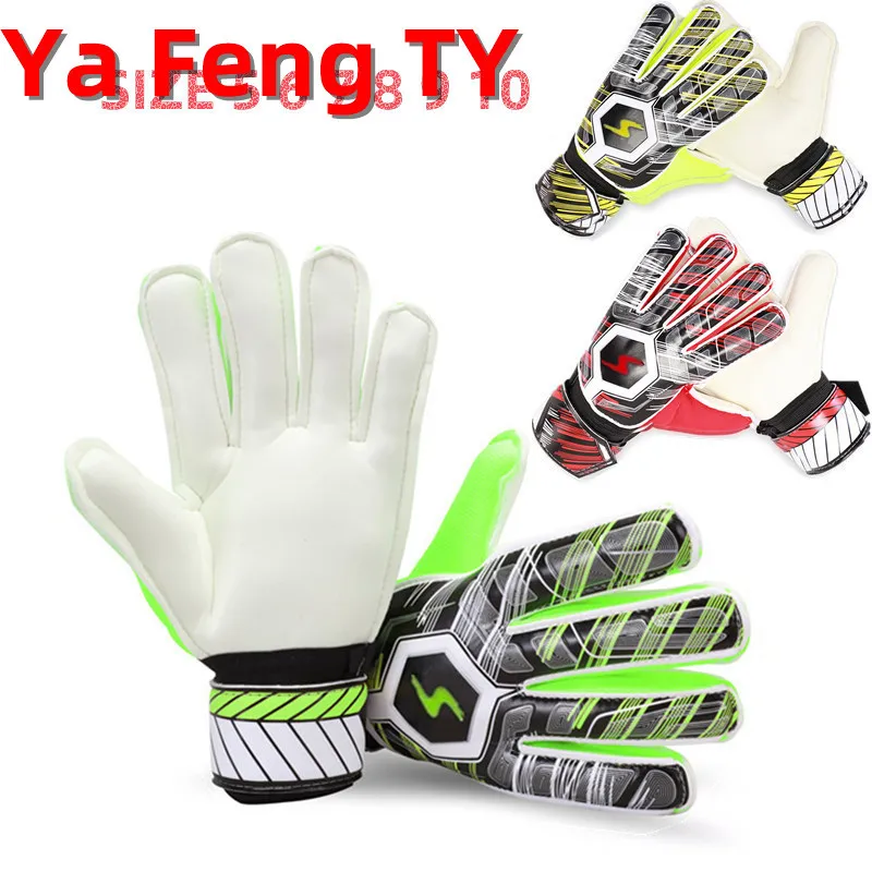 Soccer Goalkeeper Gloves Thickened Training Football Gloves Full Finger Hand Protection Breathable for Adults Children Teenagers