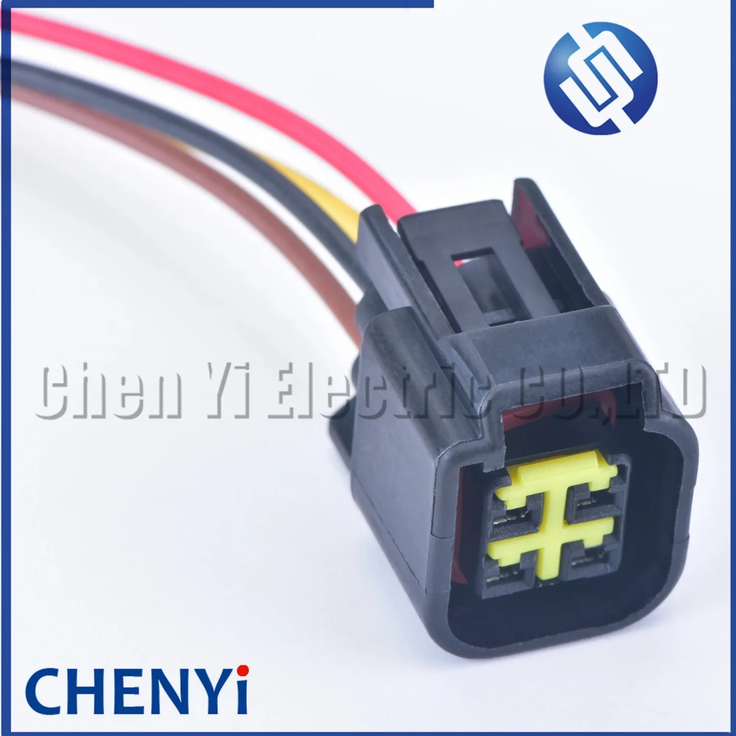 

4-контактный водонепроницаемый автомобильный разъем для электропроводки PCB 12444-5504-2, штекер катушки зажигания FWY-C-4F-B для Ford с проводом 18AWG