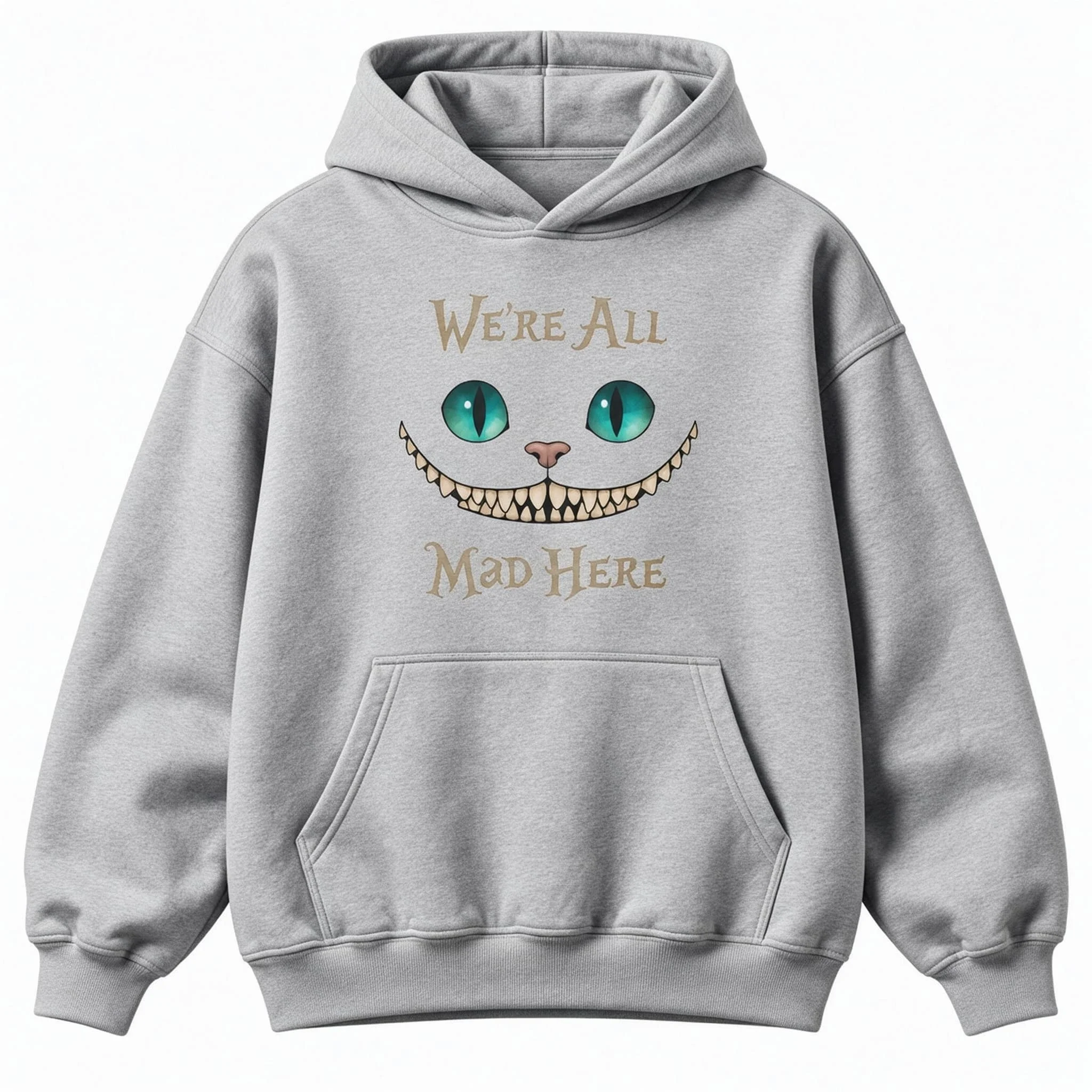 Alice im Wunderland Cheshire-Katze Herbst Winter Verrückter Herren-Hoodie Damen-Sweatshirt Pullover Top Kinder Baumwolle Kinder-Baumwoll-Hoodie – Detail 8