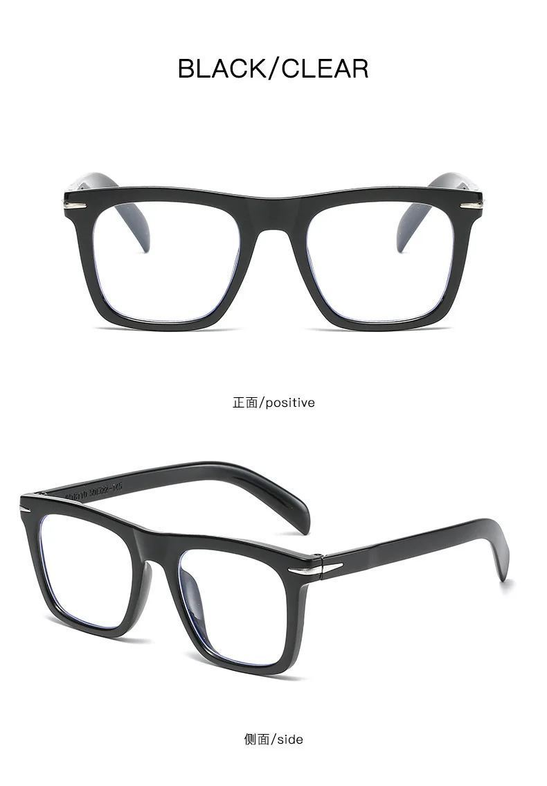 Neue High Definition Männer Frauen Sonnenbrille Quadratische Sonnenbrille UV400 Sonnenbrille Designer Sonnenbrille Hohe Qualität – Detail 11