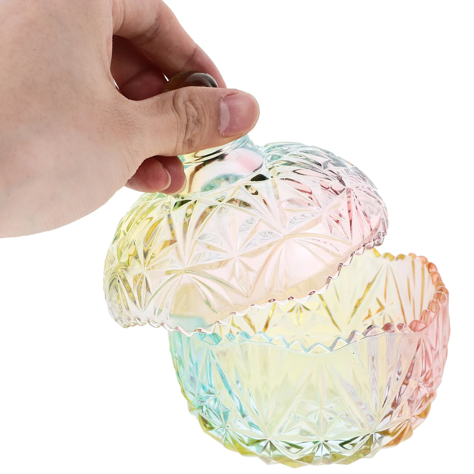 

Candy Jar Jewelry Box Colorful Small Creative Storage Container for Earrings Rings Beads Trinkets Gift Women Party Wedding