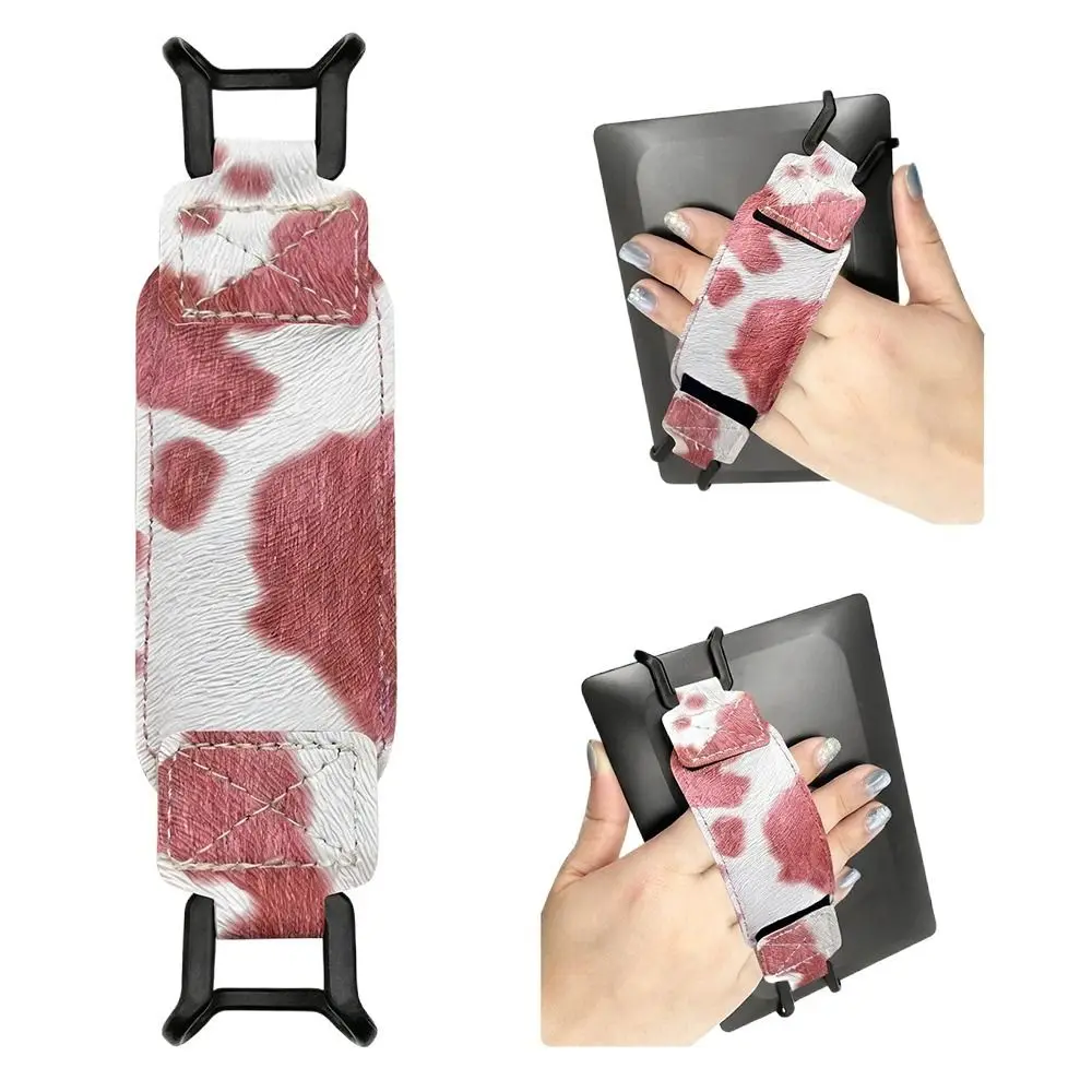 6-8inch Tablet Hand Strap Elastic Non-slip EReader Holder Security PU Leather for Kindle/Kobo/Voyaga/Lenovo/Sony