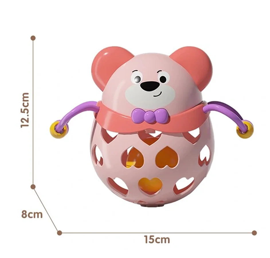 لعبة أطفال، أداة مهدئة للأطفال! خشخشة كلب مطاطية ناعمة لطيفة اثنين في واحد، تساعد على الإمساك بالمهارات ولا تخاف من السقوط، يجب اقتناؤها في تقديم الأطفال! (مناسبة لعيد الميلاد، ومهرجان الربيع، وعيد رأس السنة، وعيد الحب الصيني، والهالوين، وعيد الفصح، وأعياد الميلاد، والعطلات الأخرى)