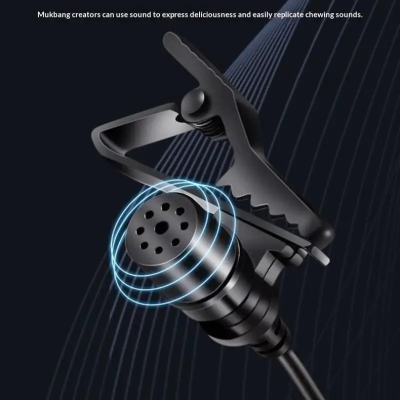 3.5mm Mini Portable Microphone For PC Laptop Type C Lapel Clip-on Microphone For Smart Phone USB Professional Micro Mic