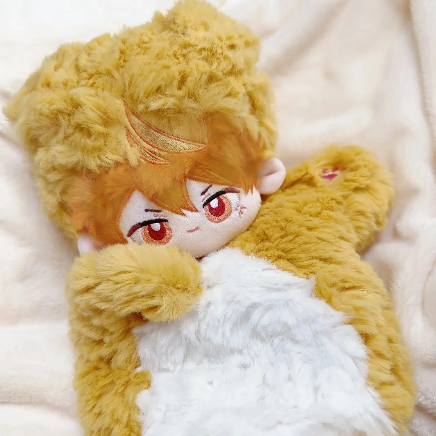 2024 New Pre-sale SEKAI PROJECT Game PJSK Wonderlands×Showtime Tenma Tsukasa Naked Cotton Dolls Hand Puppet