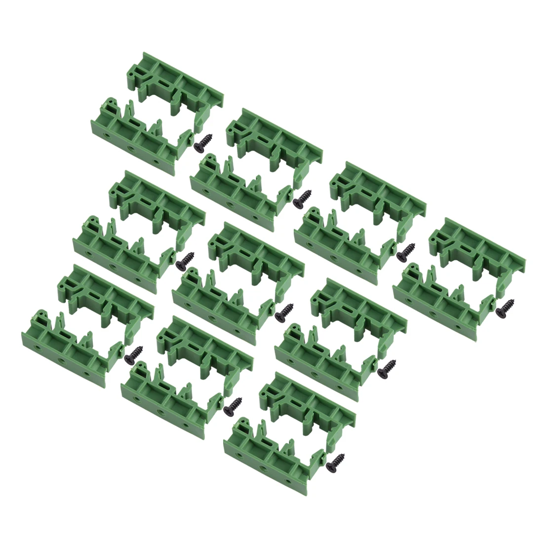 10 Sets DIN 35 PCB Rail Mounting Brackets Adapter Holder Support DRG-01