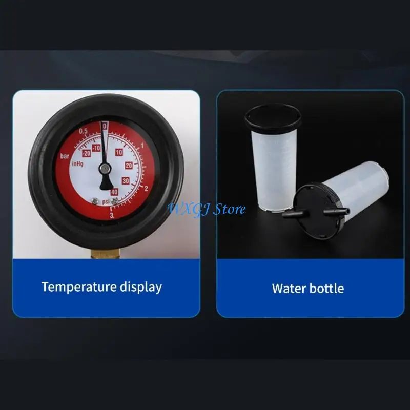 37JE Double Function Vacuum Suction Tool with Aluminum Construction & Precise Pressure Control for Vehicle & Motorcycle Repair