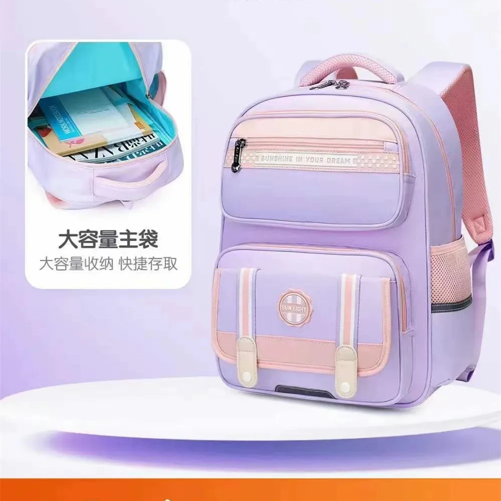 2025 New Boys Girls Student Backpack Grade 1-3 School Bag Large Capacity Orthopedic Backpack Water Proof Light Mochilas