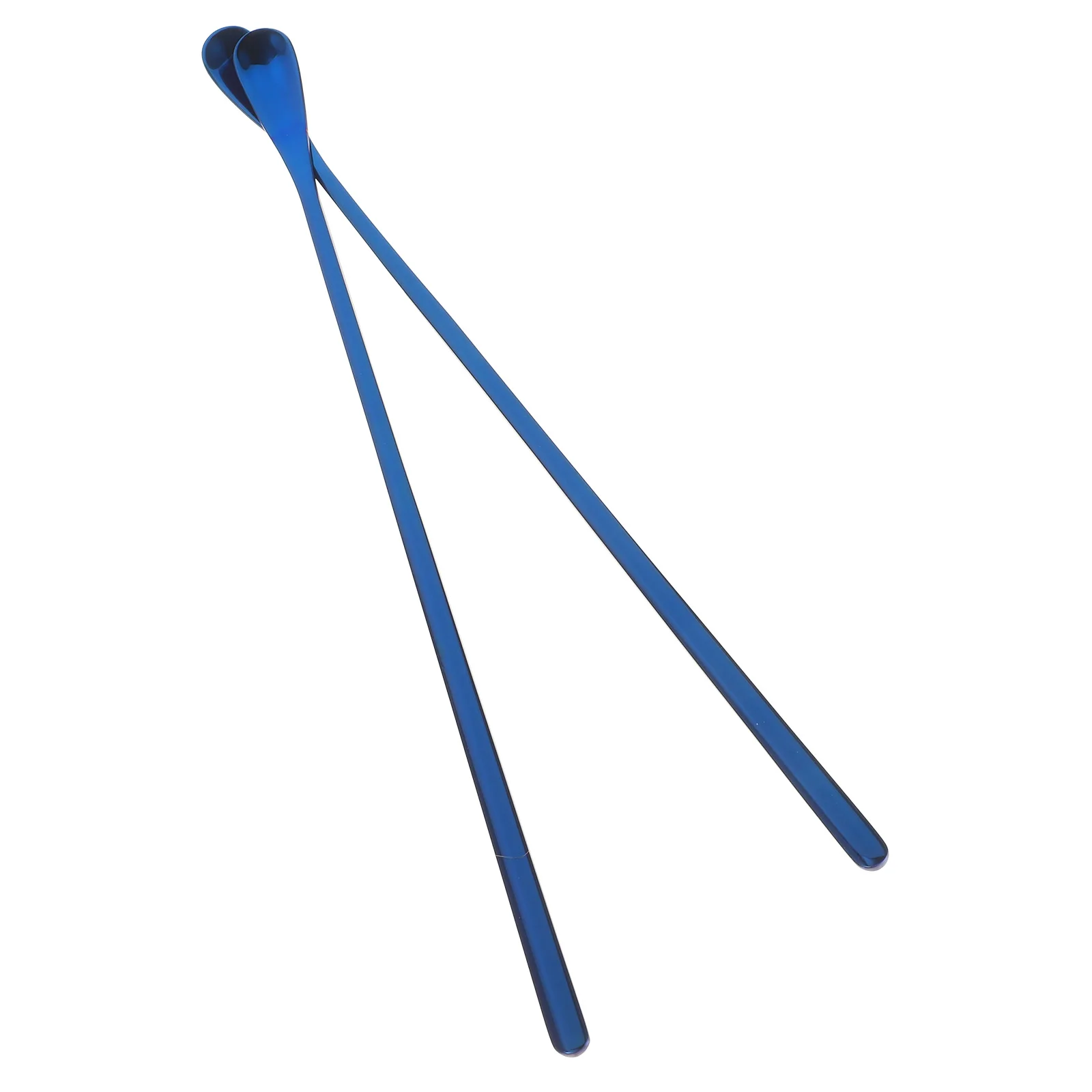 2 Buah Sendok Makan Reptil Gagang Panjang Alat Makan Stainless Steel untuk Kadal Gecko Sendok Pencampur Makanan Basah Perlengkapan Hewan Peliharaan