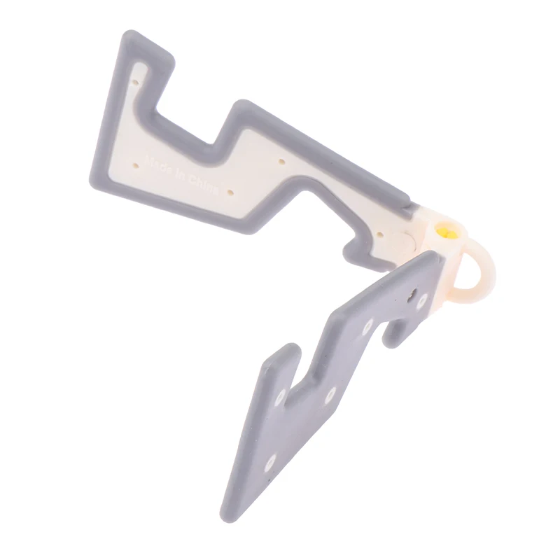 حامل هاتف مكتبي محمول، سلسلة مفاتيح ثابتة ورقيقة للغاية وقابلة للطي، حامل هاتف محمول #1