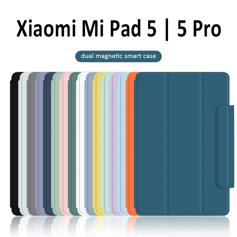 

TOSINCEN Dual Magnetic Smart Case for Xiaomi Mi Pad 5 Cover Ultra Thin Edgeless Case for Xiaomi Mipad 5 pro Smart Sleep/Wake