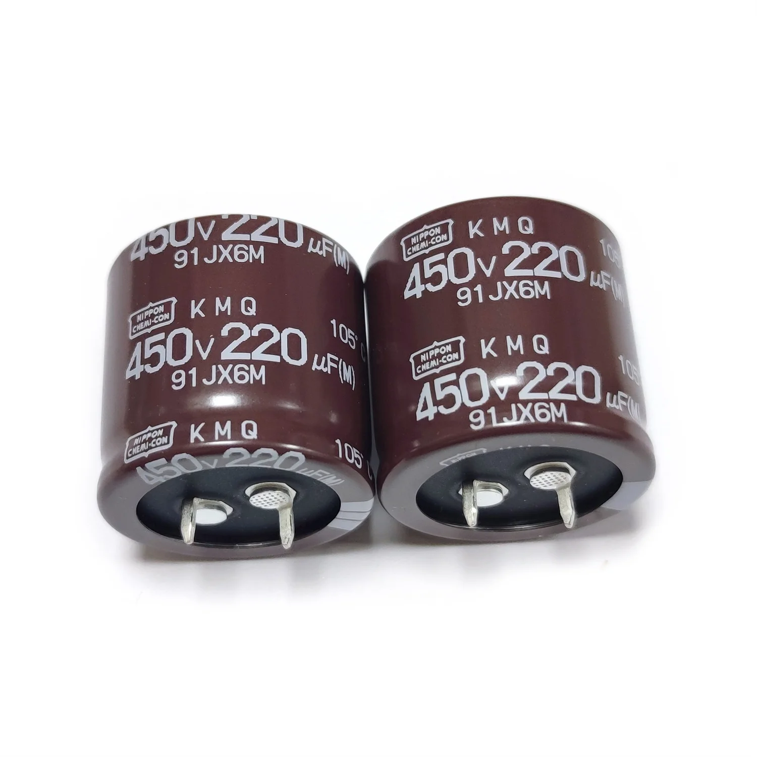 

2PCS 450V220UF KMQ 30X30 NIPPON CHEMI-CON Capacitor For power supplies Original New NCC Electrolytic Capacitors