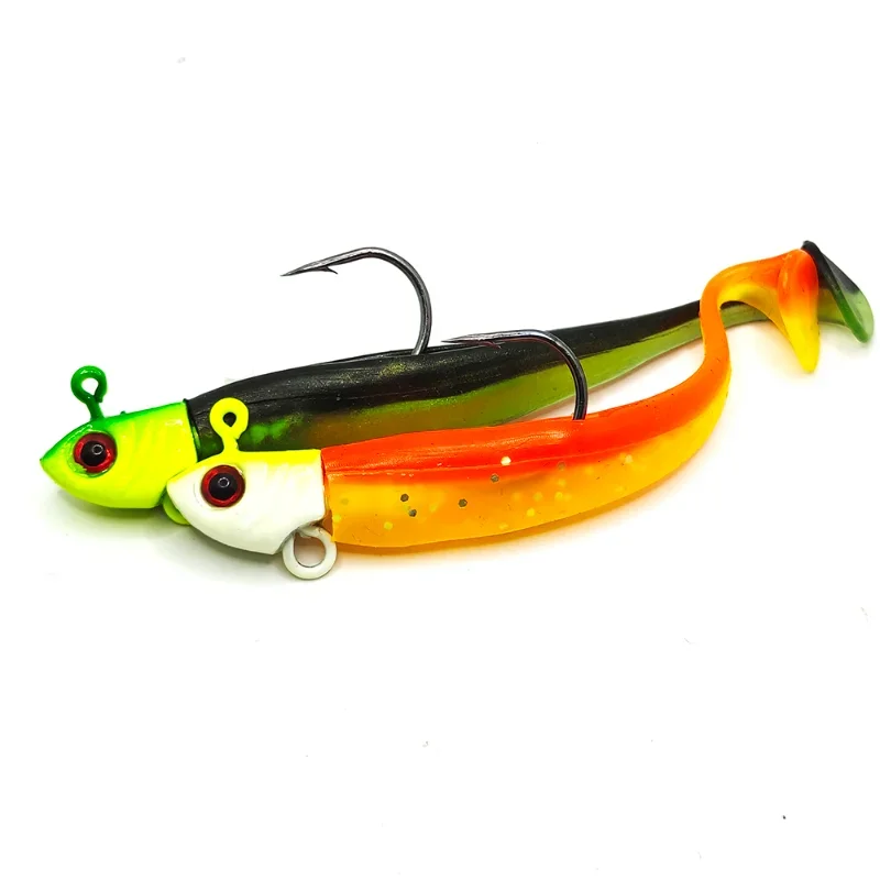 2023 New Artificial Soft Lures Jig Silicone Bait  Wobbler for Pike Bass Trout Winter Fishing Tackle Pesca