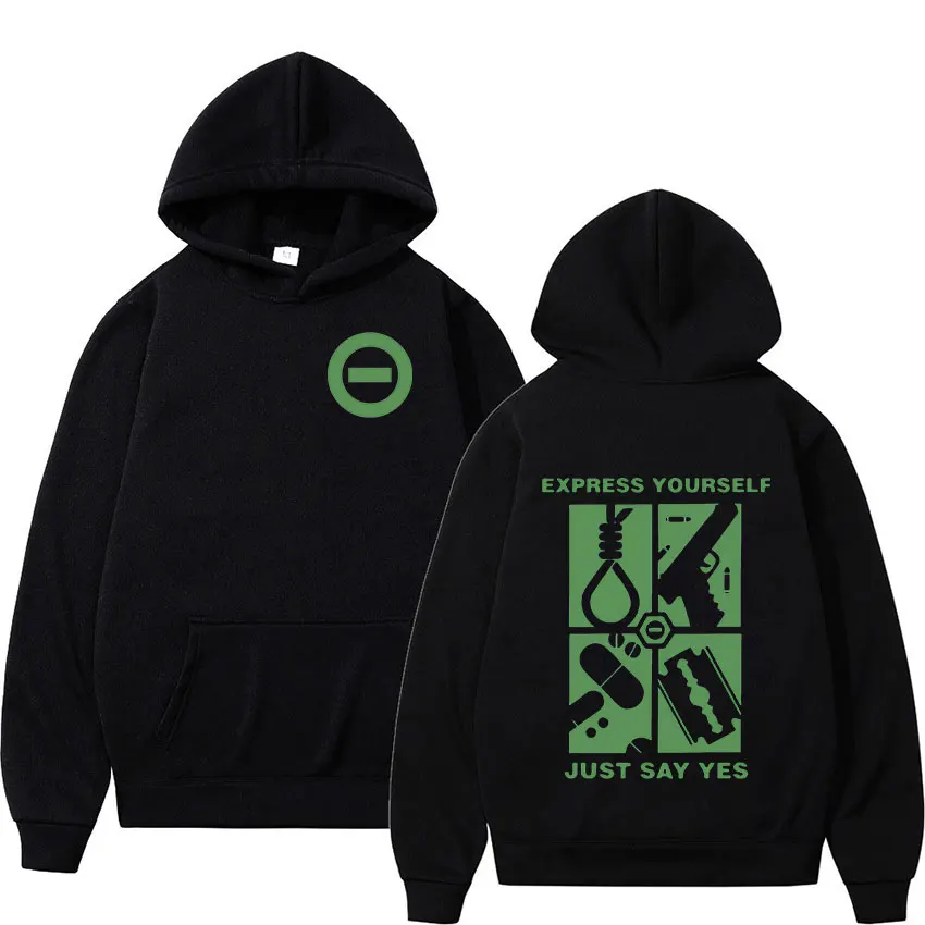 

Vintage Type O Negative Peter Steele Hoodie Men's Hip Hop Punk Rock Sweatshirts Unisex Oversized Pullover Hoody Loose Streetwear