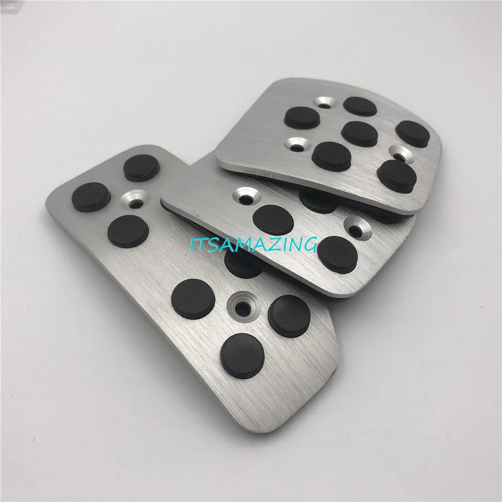 Car Aluminium Modified Pedal Kit For ISUZU D-MAX AT/MT Accelerator Gas Brake Antiskid Metal Pad Cover,Decorative Accessories