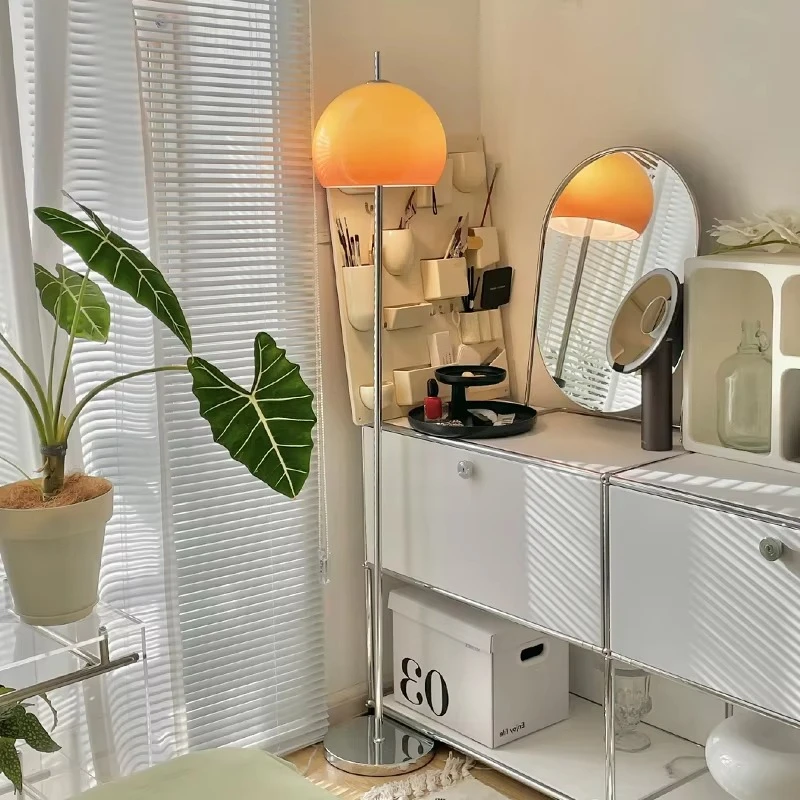 

Modern retro medieval Bauhaus, Nordic minimalist luxury living room bedroom floor lamp power supply luminous, diode lamp