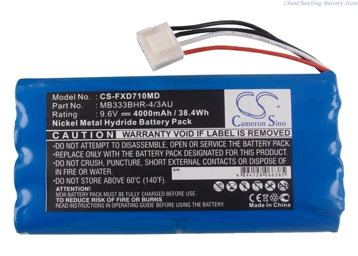 9.6V 4000mA Battery 8PH-4/3A3700-H-J18 for Fukuda Denshi CardiMax FX-7102,FCP-7101,FX-7000,FX-2201,FX-7100,FX-8200,FCP-8100+TOOL