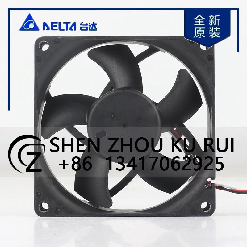 دلتا 5 فولت 12 فولت 48 فولت DC24V 0.21A التيار المتناوب EC 8025 80X80X25 مللي متر 8 سنتيمتر هيكل العاكس حجم الهواء الكبير التحكم الصناعي AUB0824VH Coolingfan #3