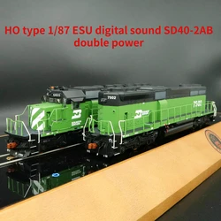 SCALETRAINS HO 1/87 Train Model ESU Digital Sound SD40-2AB Double-powered Train Model