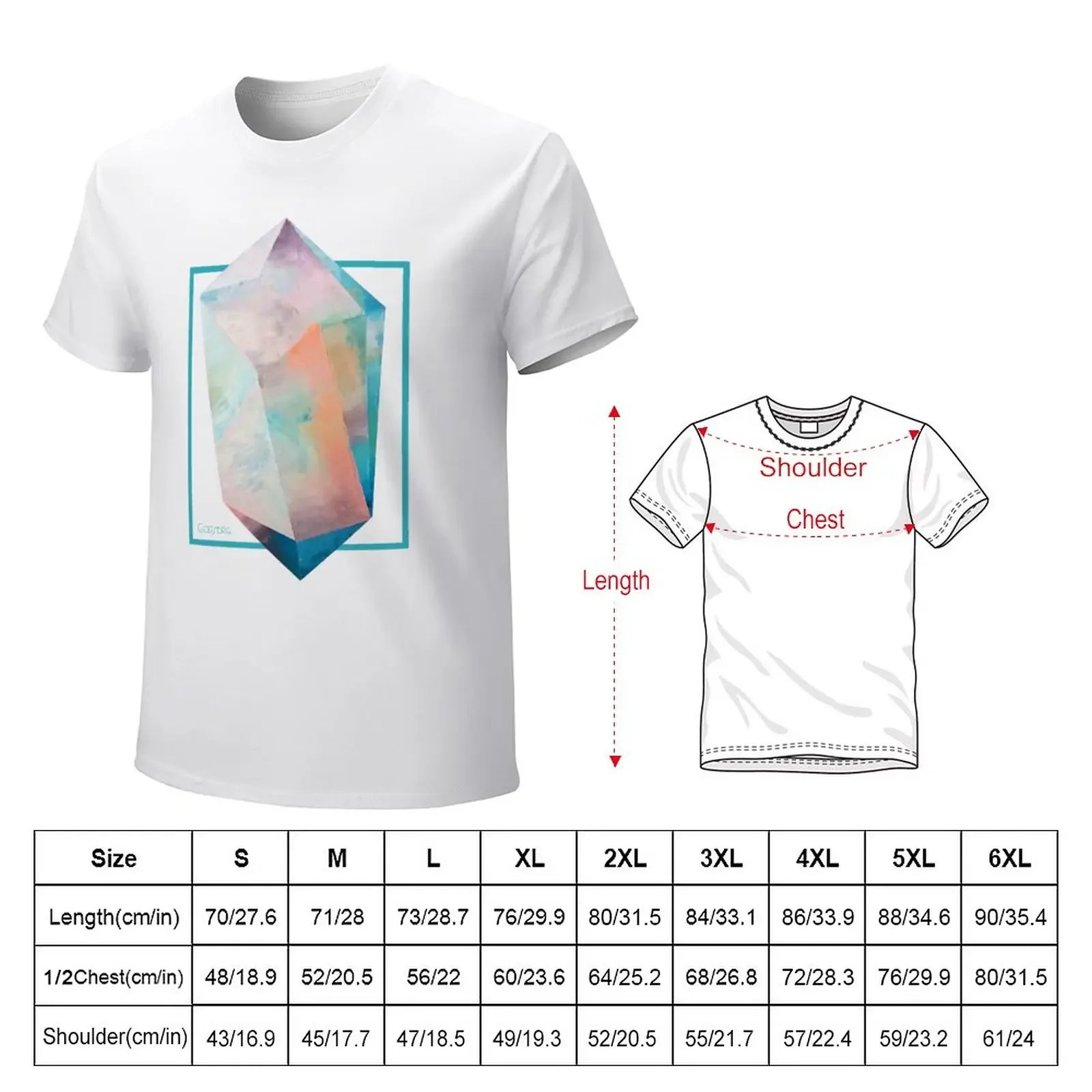 Opal Crystal T-Shirt vintage clothes sweat sweat shirts, men