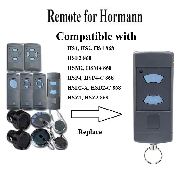 NEW Hormann Marantec HSE4 HSM2 HSM4 HSE2 868 Marantec Digital D302 382 BERNER BHS121 BDS120 868mhz Garage Door Remote Control