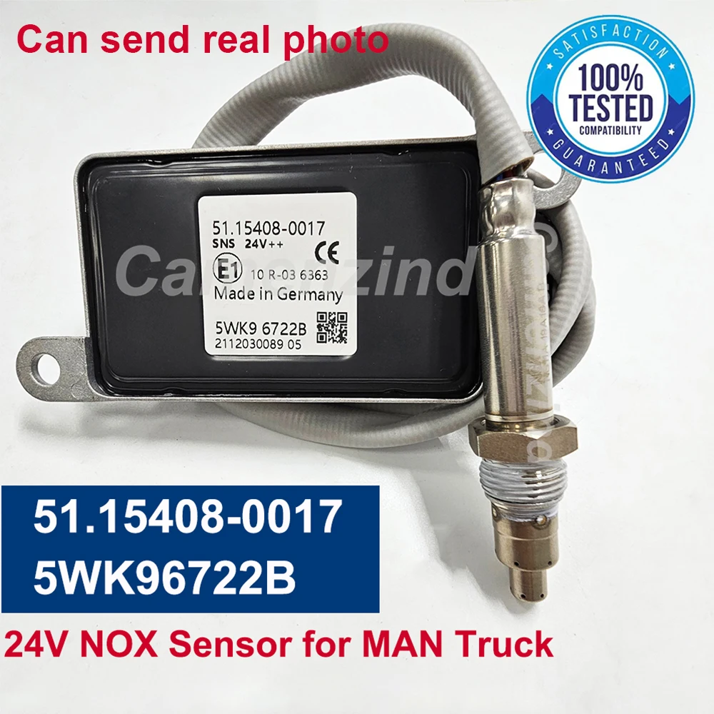 

5WK96722B 51.15408-0017 51154080017 Car 24V Nitrogen Nox Oxygen Sensor For Man Euro6 Trucks 5WK9 6722B , 1 Year warranty