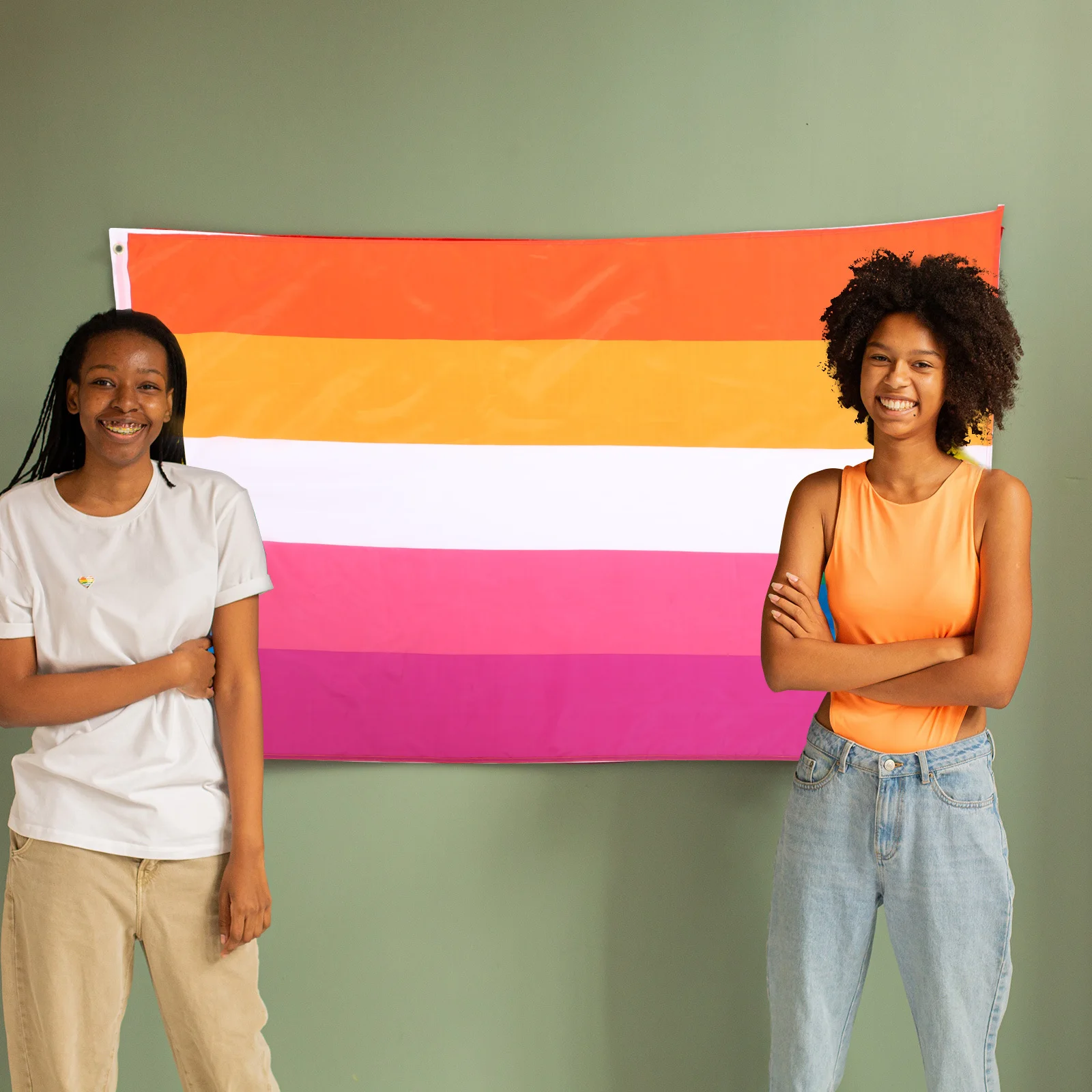 

Pride Flag Garden Lesbian Polyester Rainbow Banner Decorate Decorative Outdoor Flags